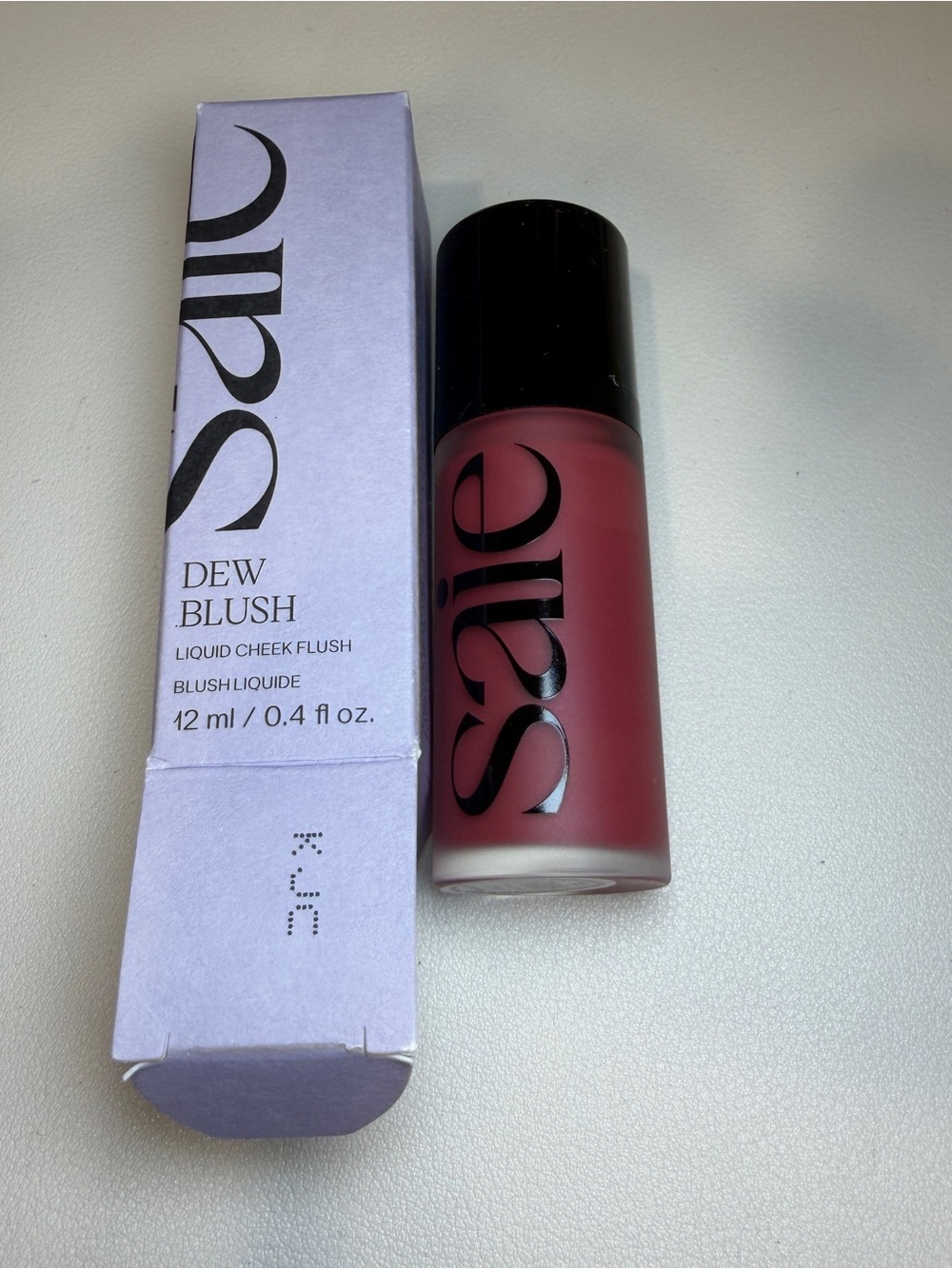Saie Dew Blush Liquid Cheek Flush - Chilly (mauve) .4 floz